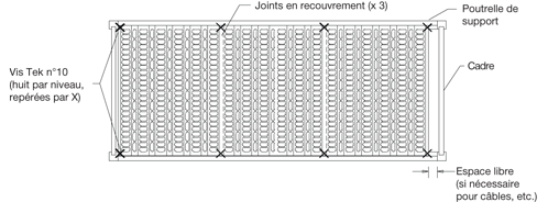 punch deck typical rack shelf level