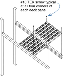 punch deck installation